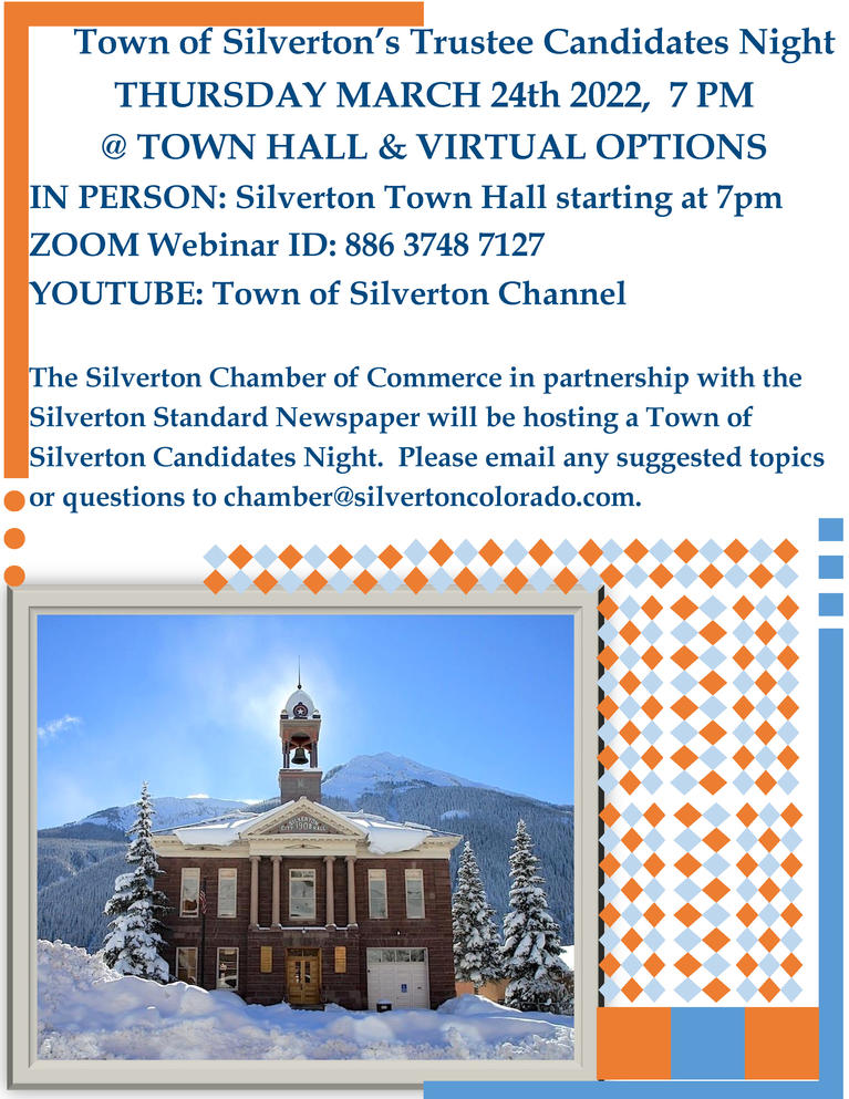 Town of Silverton’s Trustee Candidates Night